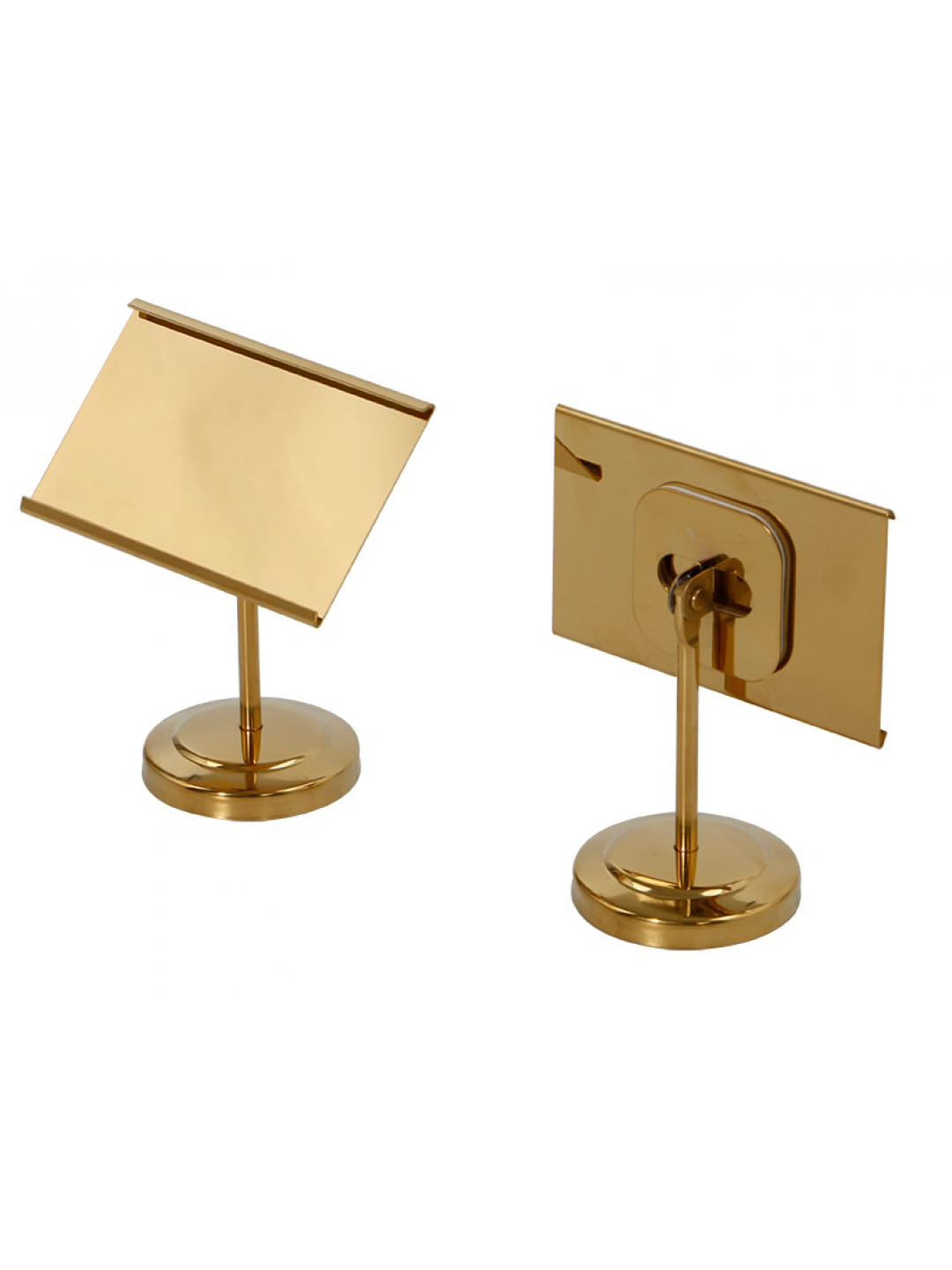 SERVING UTENCILS-Информационна табелка за блок маса 10.5х9х5.3cm GOLD (HC-931035)