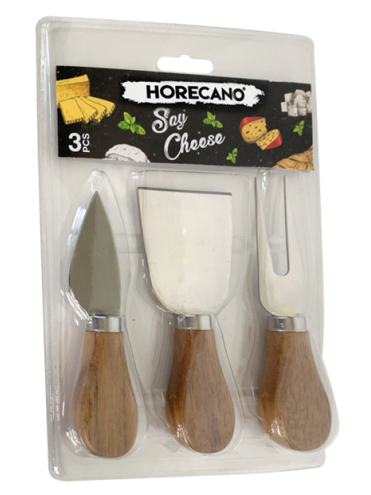HORECANO-К-кт ножове за сирена 3-ка тъмни (HC-93930)
