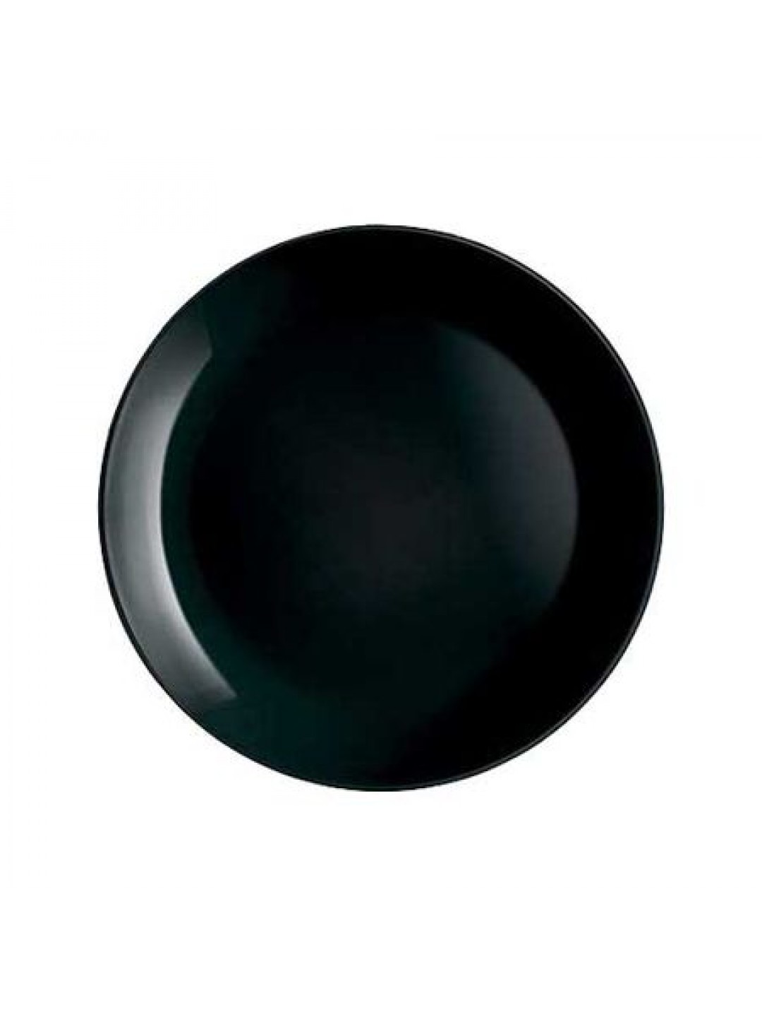 Luminarc Diwali - Десертна чиния 19 см, черна, 1бр, опал -P0789
