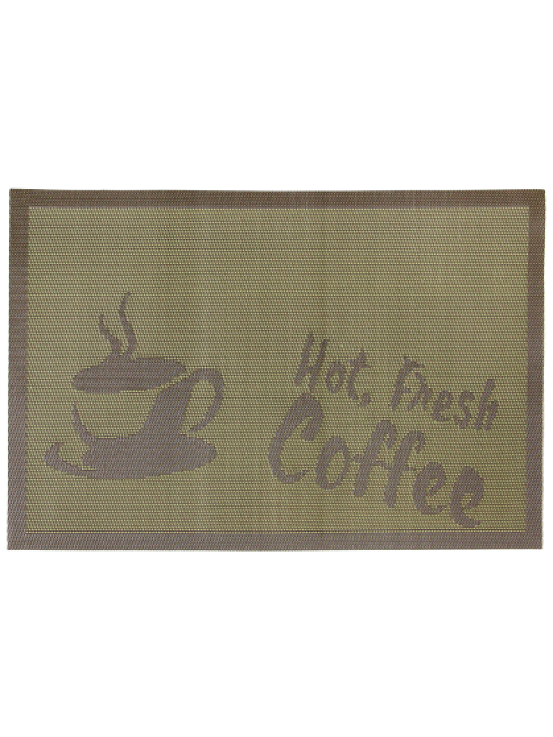 CN-Подложка за хранене Hot Fresh Coffee 45x30cm ЗЕЛЕНА (0193656)