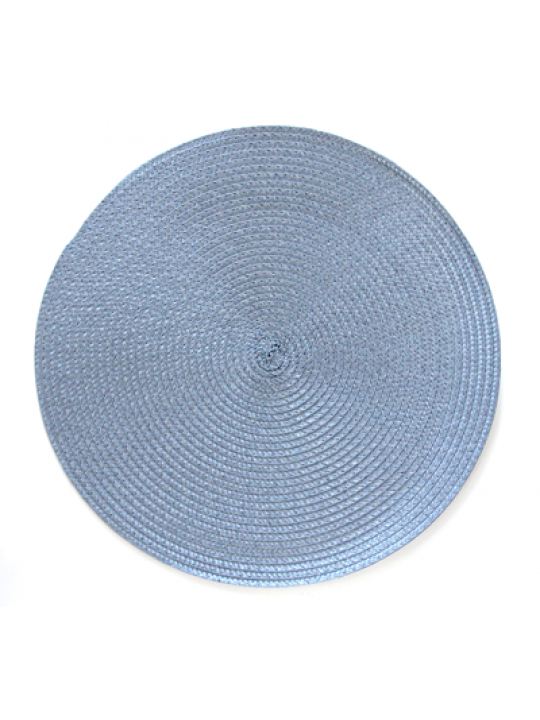 CN-Подложка за хранене КРЪГ PVC 38cm. СВЕТЛО СИНЯ (0193669)