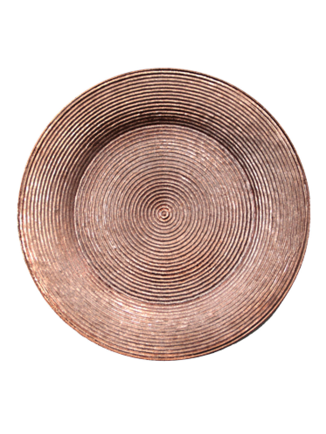 HORECANO-Подложна чиния с брокатен ефект ф33cm РОЗОВО ЗЛАТО (HC-93946) 194602-3