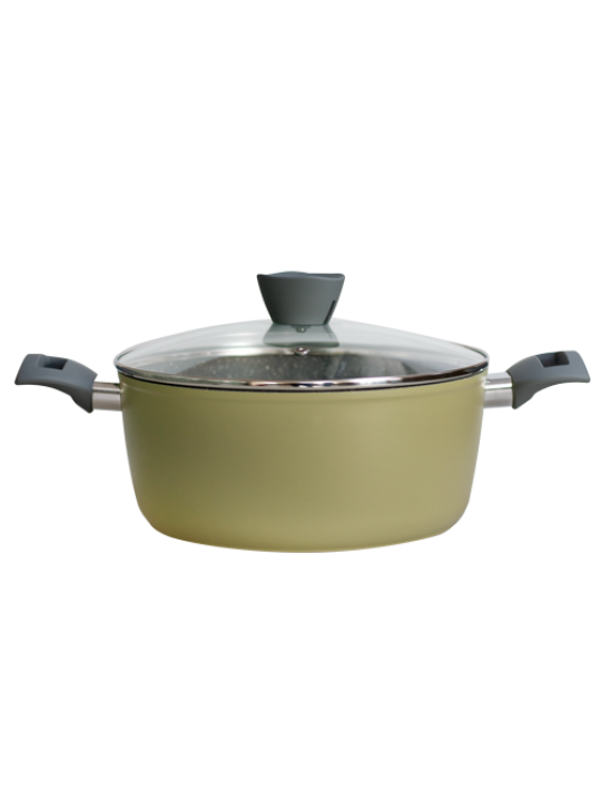 GRAMMY-GREEN-Тенджера с капак 24cm (QA-24CR-GN)