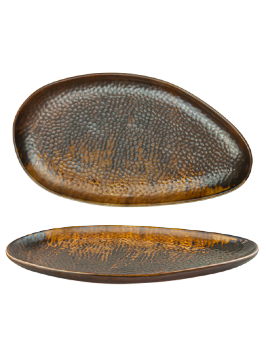 HORECANO-RUSTIC Овално плато 38 cm (ZA0123-15-d-RU)