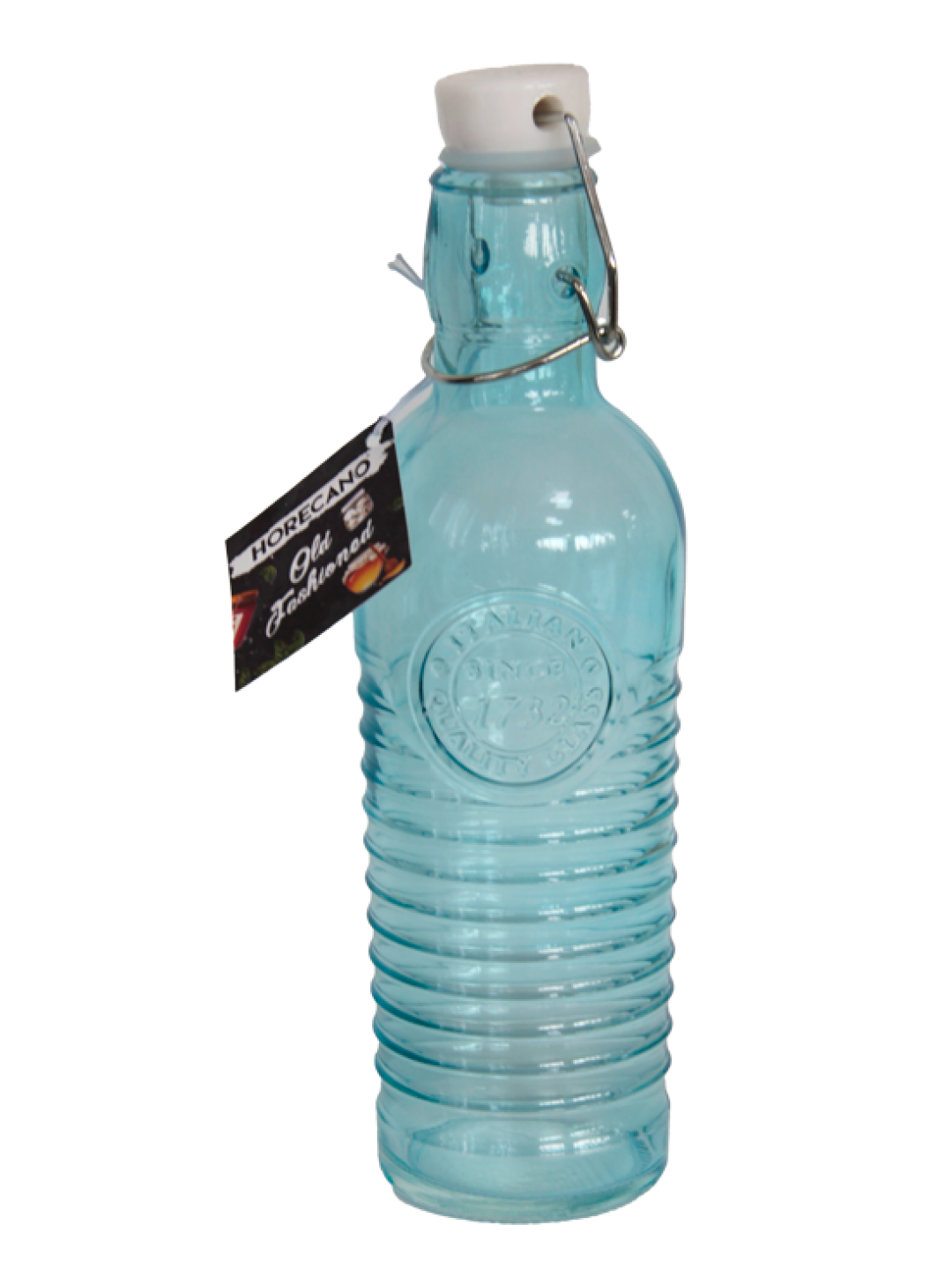 OLD FASHIONED-BLUE-Бутилка с клипс 500ml (339270- B)