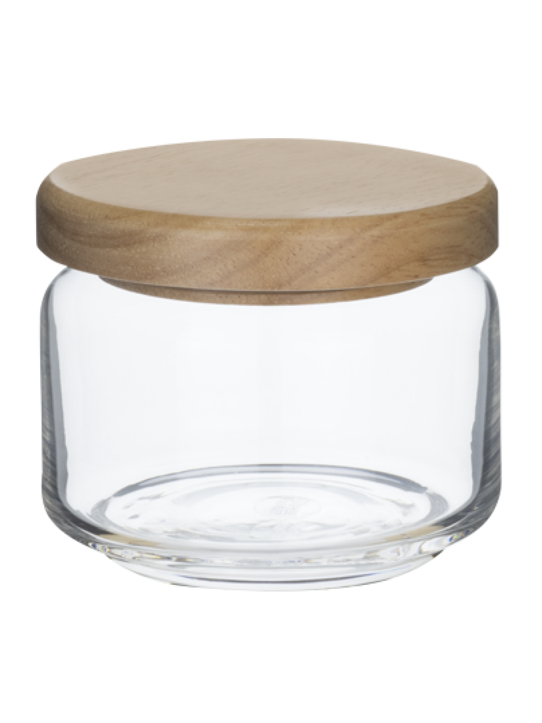 OCEAN-Стъклен буркан с дървен капак 325ml Ø9.2xh7.5cm (5B02511G0001)