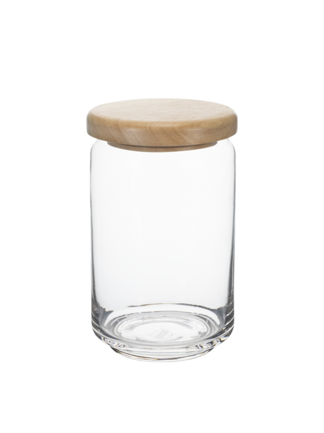 OCEAN-Стъклен буркан с дървен капак 750ml Ø9.2xh15cm (5B02526G0001)