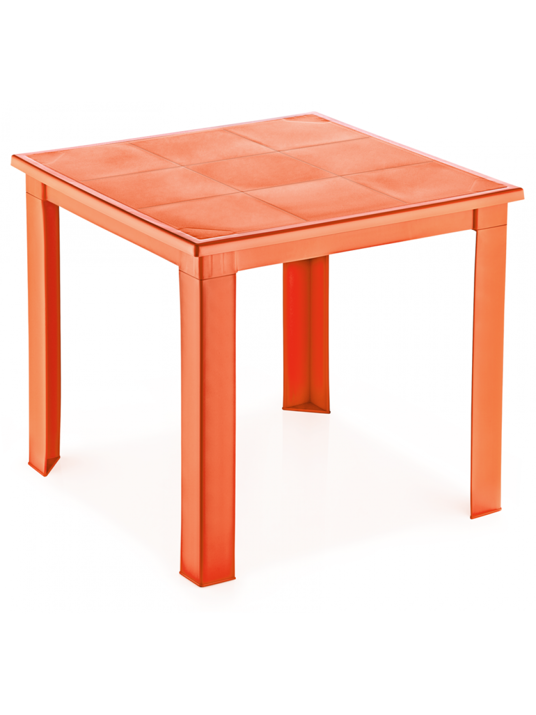 HORECANO KIDS-Детска маса 48x48xh40cm ОРАНЖЕВО (TRN- 050-11)