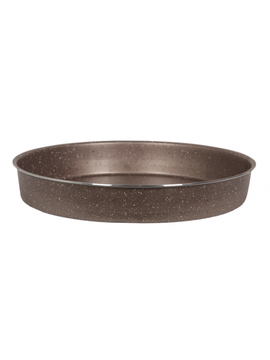 HORECANO HOME-Тава кръг Ø32xh7cm 2mm GOLD  GRANITE (HCH-6299)