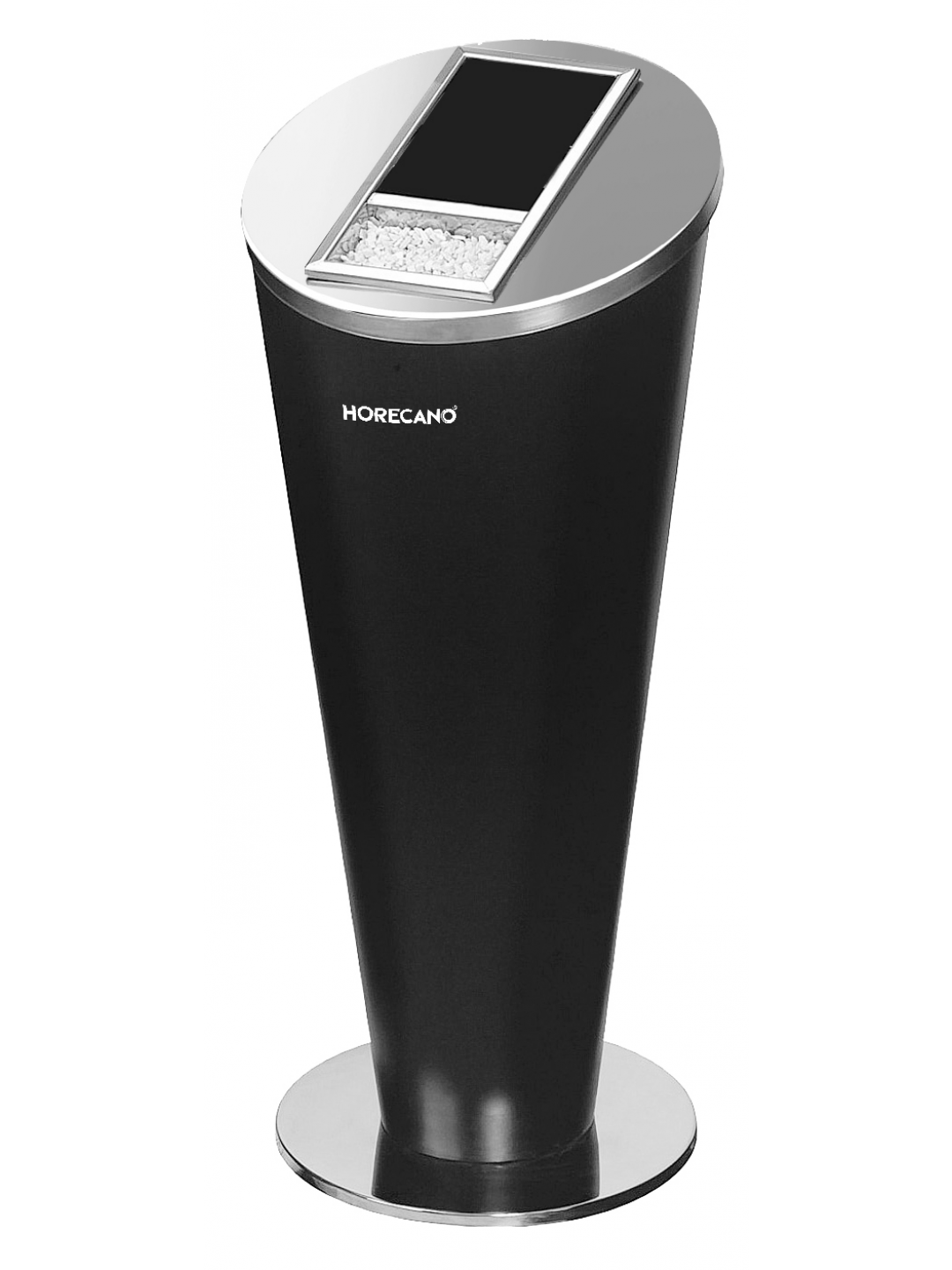 G-Стационарен пепелник Ø30.5xh72cm ЧЕРЕН (86027-  002)