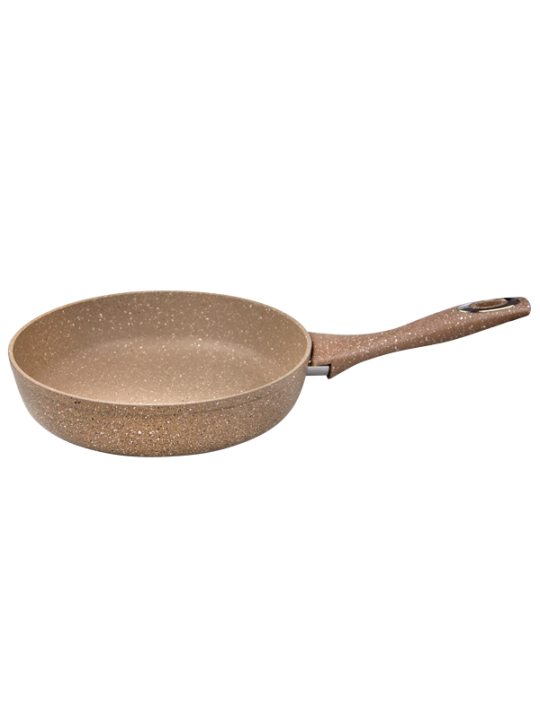 HR-GRANITE-КАФЯВО-Дълбок тиган Ø24xh5.5cm  (ETVDGR0024008)