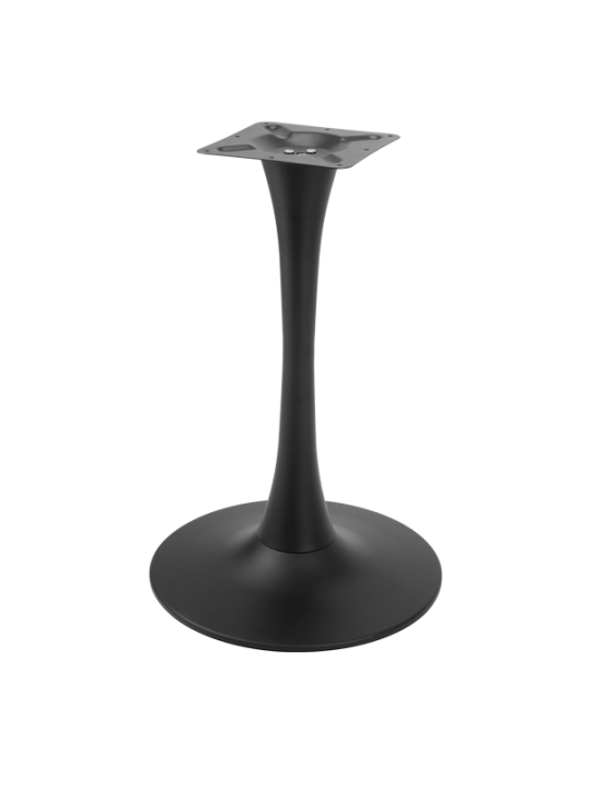 HORECANO-Метална стойка за квадратен/ кръгъл плот Ø51xh72cm ЧЕРНА (JI-011B)