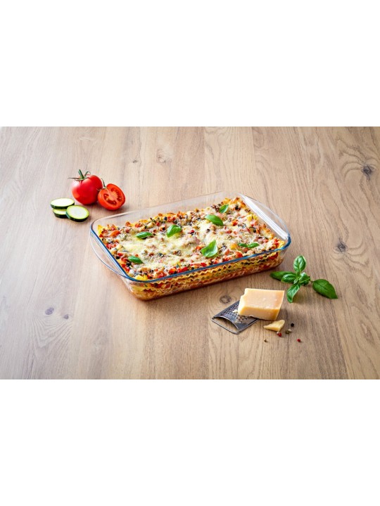 PYREX - ESSENTIALS - Тава правоъгълна с дръжки - 40x27x6см - 3.7л - 239B000/7346