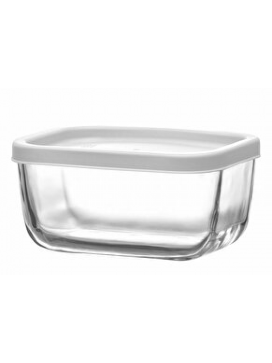 LAV-CUB 225-Стъклена кутия с бял капак 270cc PK0002 CUBE