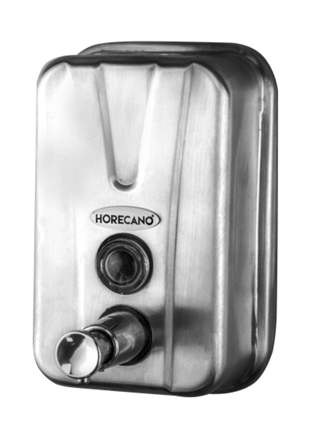 HORECANO-Диспенсър за сапун 500ml 16x6xh10cm МАТ  ХРОМ (4711.01.050.MC)