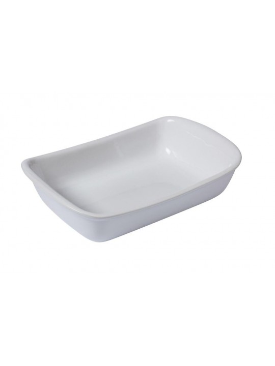 PYREX - Supreme Ceramic - Правоъгълна тава, 26х18, 2,4л, керамика, бяла-SU26RR1/7246