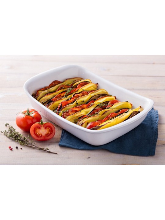 PYREX - Supreme Ceramic - Правоъгълна тава, 30х20, 3,2л, керамика, бяла-SU30RR1/7246