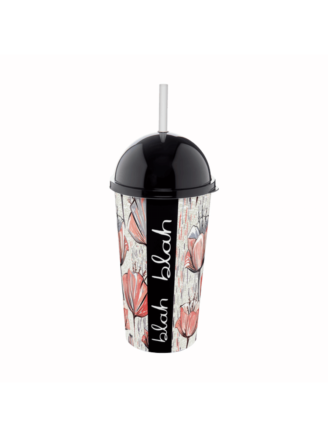 TZ-AP-9222-Чаша с капак и сламка 650ml