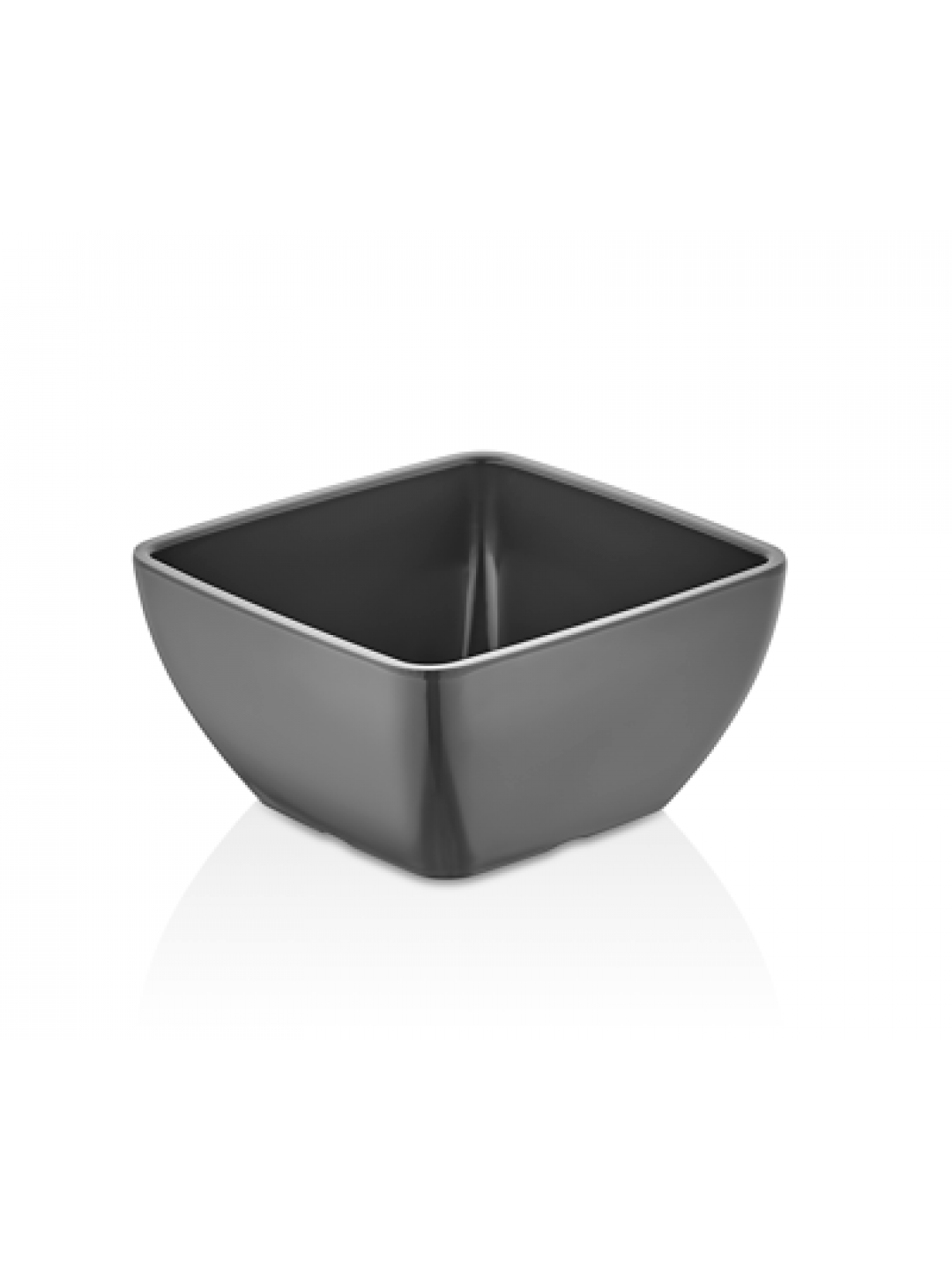 KN-Купа квадрат "CORONA" 12,5x12,5xh6,5cm СИВА (42125 G)