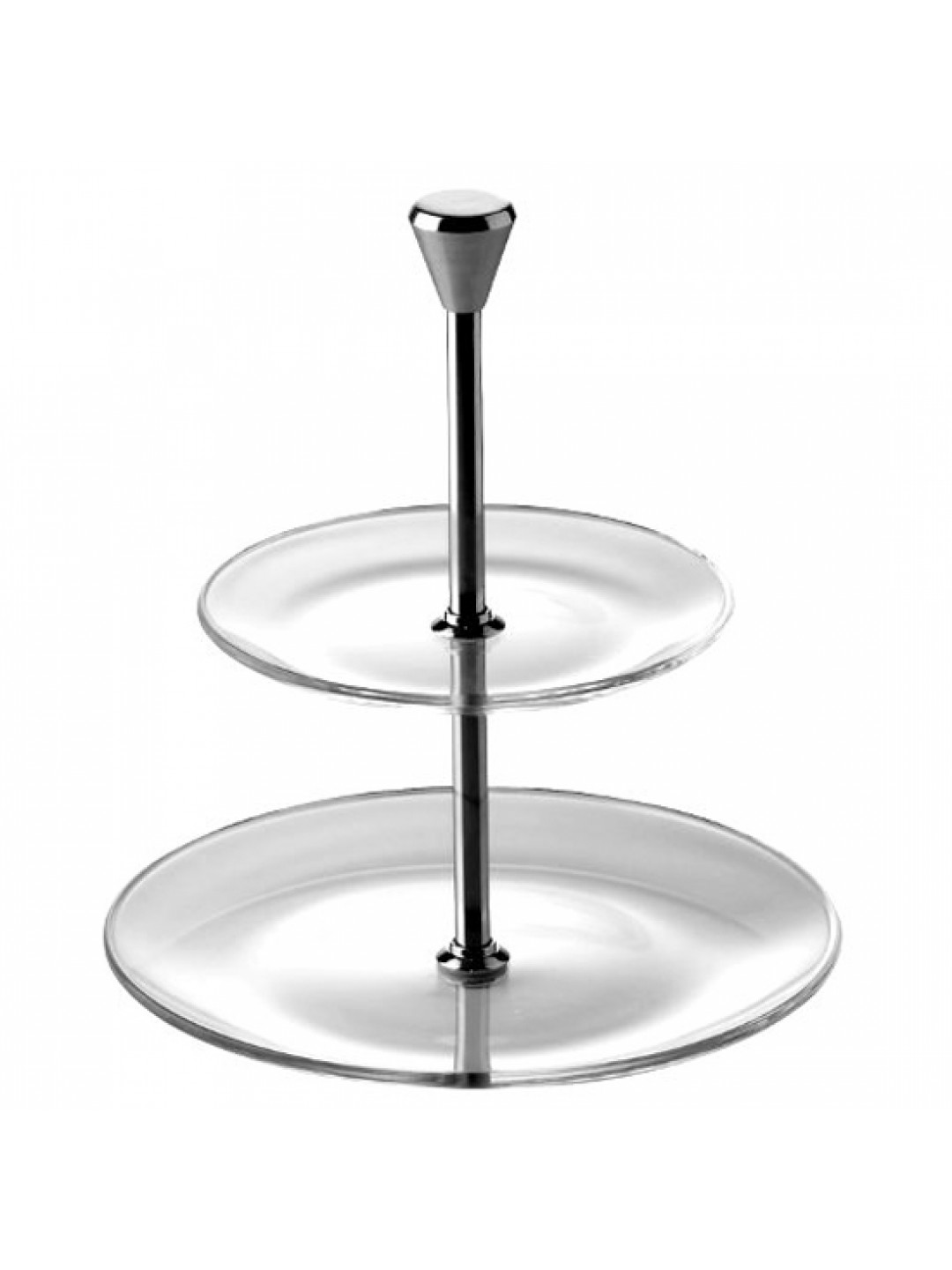 VIDIVI-FULL MOON-Кръгла стойка на 2 нива 15-21xh23cm (60988EM)