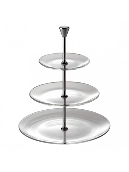 VIDIVI-FULL MOON-Кръгла стойка на 3 нива 15-21-28xh33cm (60989EM)