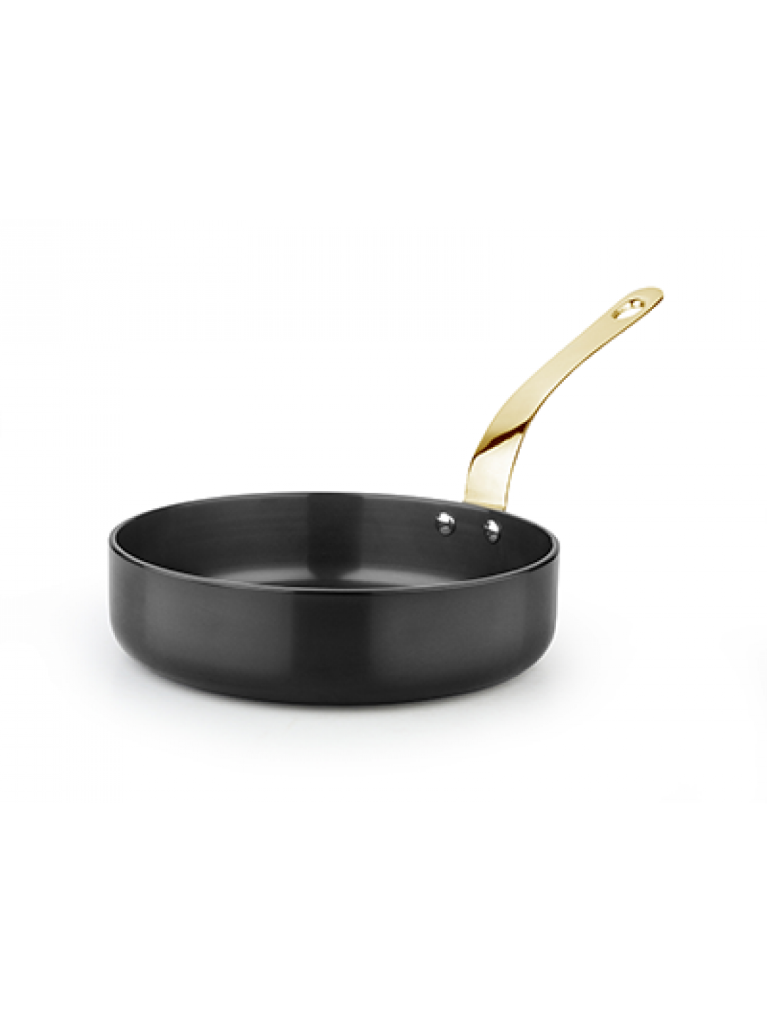 Алуминиево мини тиганче ЧЕРНО 15cm x 4cm-(SG-77711(B)