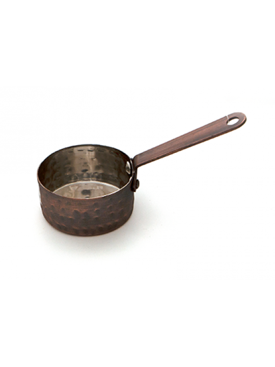 ANTIQUE-Мини тиганче за сосове с релеф и медно покритие (6cm x 3cm) - 80 ml(SG-86247(B))