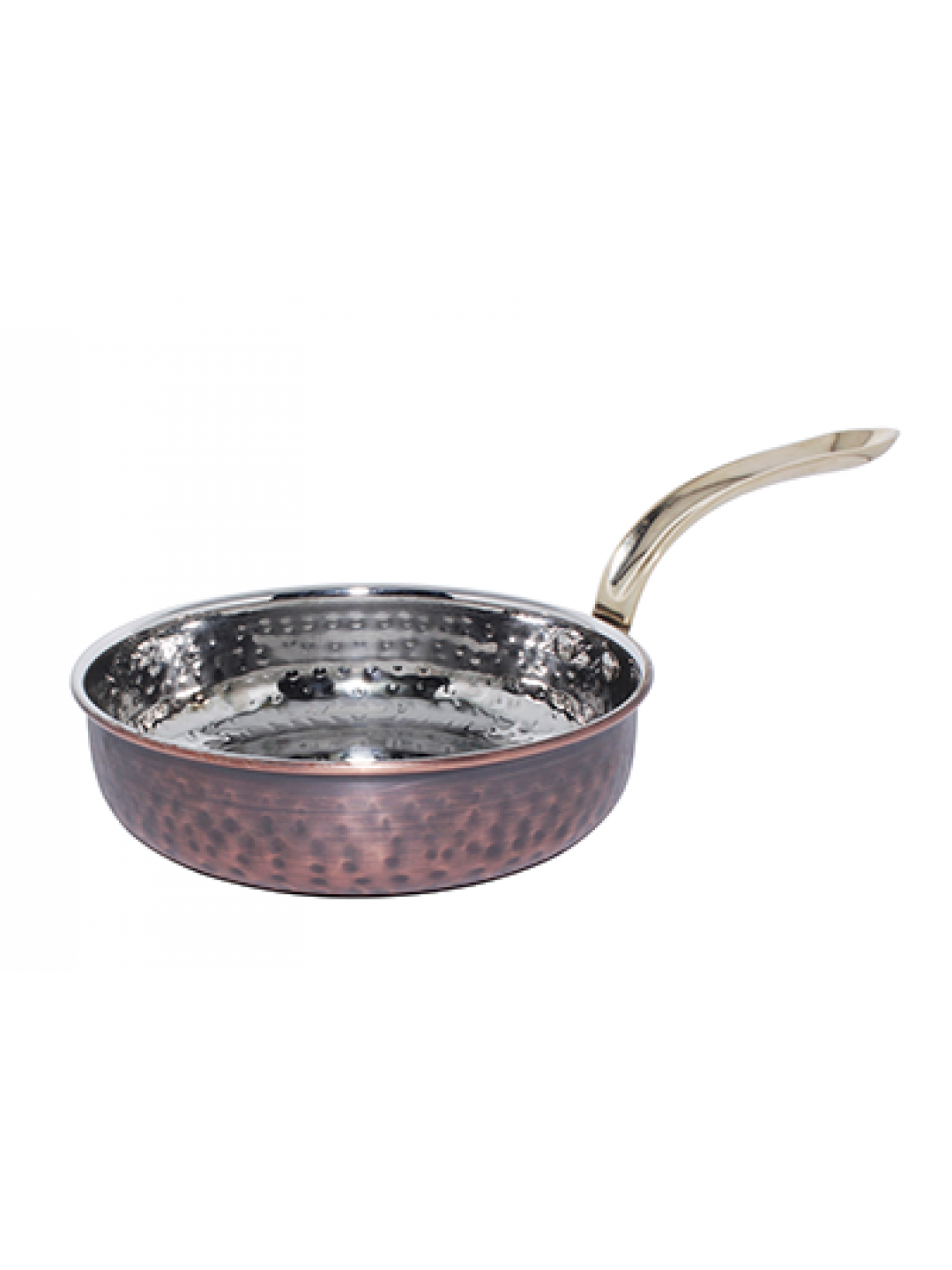 ANTIQUE-Мини тиганче с релеф и медно покритие 18cm x 4.50cc - 900 ml(SG-86205(C)