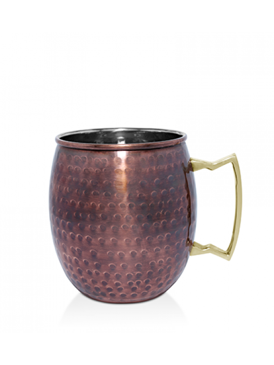 ANTIQUE-Чаша MUG Moskow с медно покритие 8.25cm x 9.50cm- 600 ml(SG-95387)