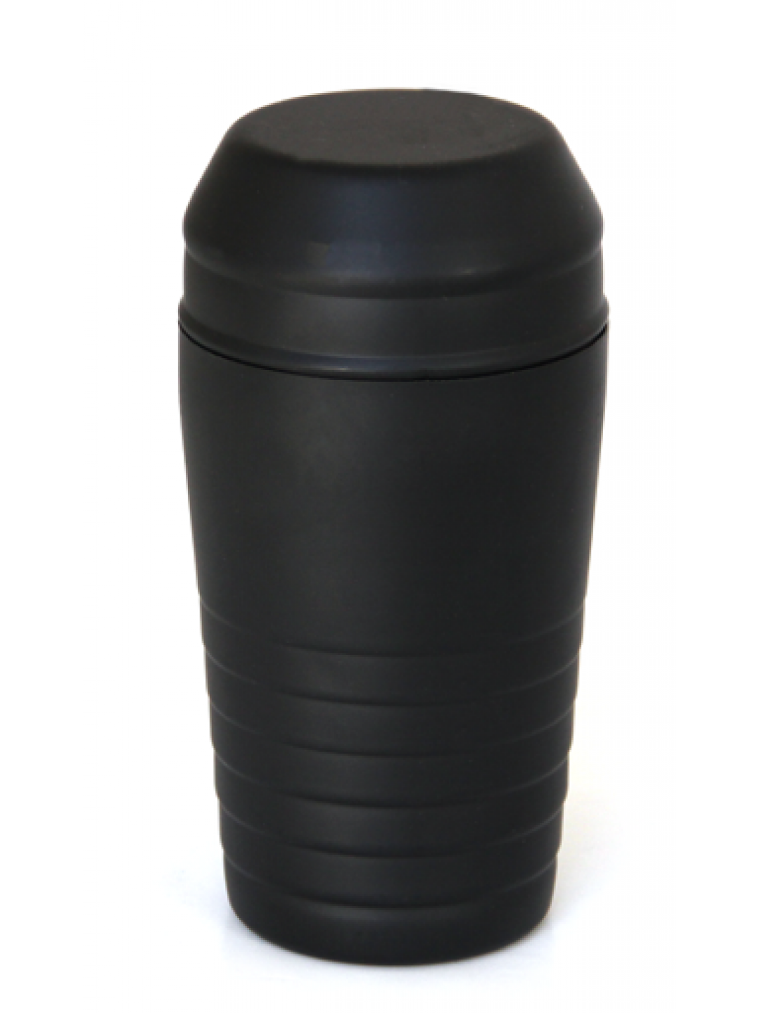 Иноксов шейкър с филтър 600ml ЧЕРЕН (500203)