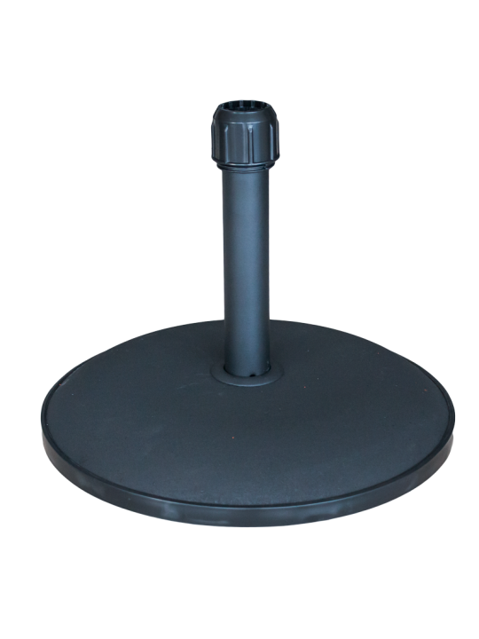Стойка за чадър 15kg КРЪГ ЧЕРНА (YTH15-B)