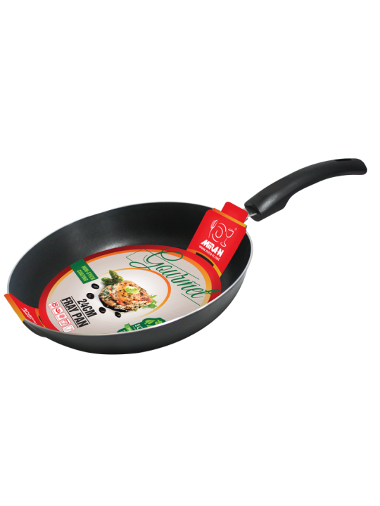 BR-Тиган с незалепващо покритие Ø22cm ЧЕРЕН (14120-22)