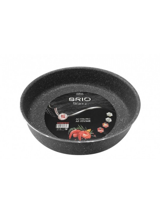 Brio Stone - Тава, кръгла - 28cm, 2,2mm