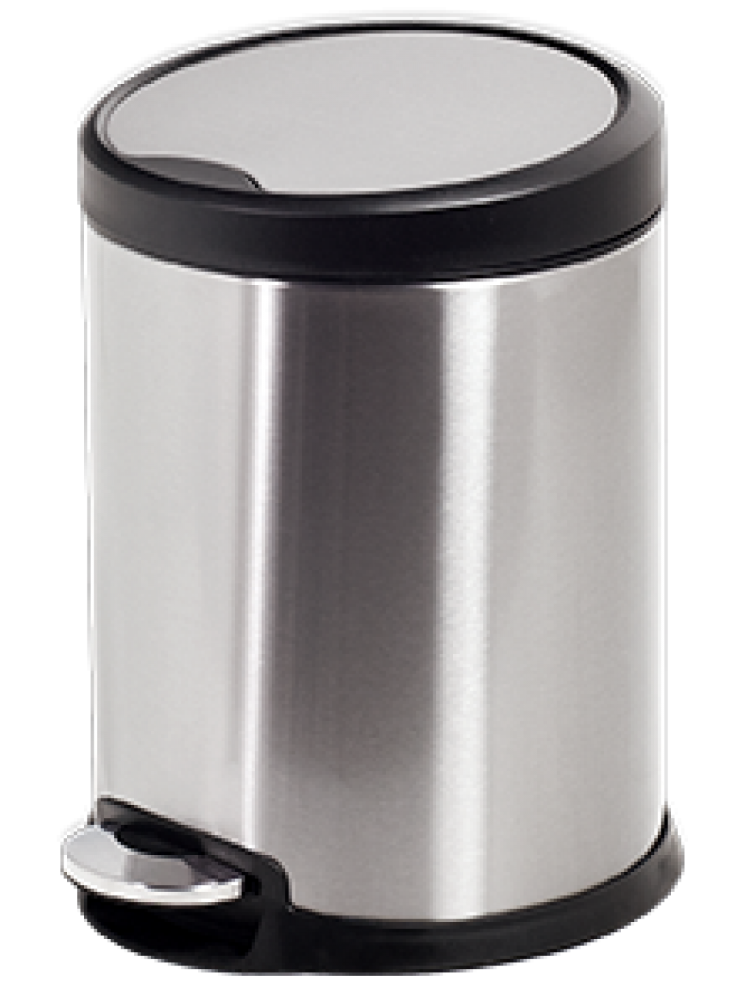 G-Кош с педал 20L инокс с черен кант Ø31xh45.5cm (11607-HF002)