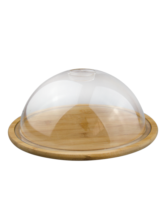 HORECANO-FAIA-Бамбукова дъска с капак Ø24xh10.5cm (CA105M)
