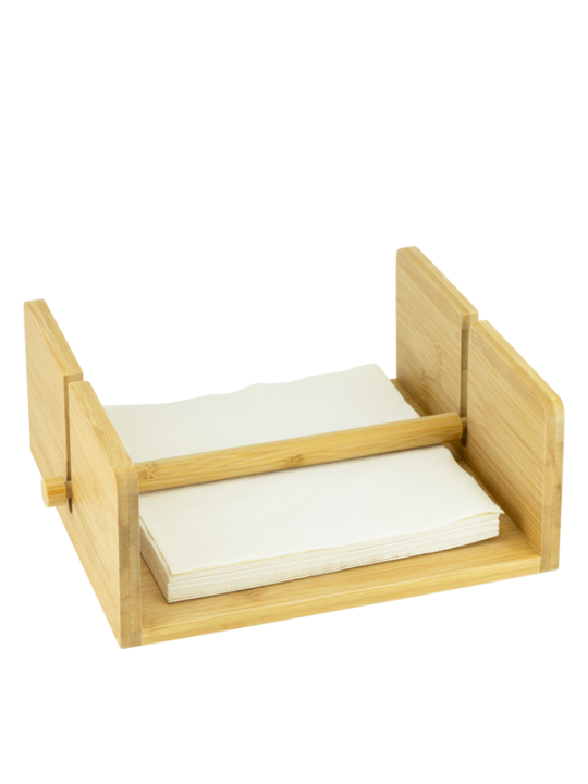 HORECANO HOME-Бамбуков салфетник хоризонтален 21.5x19xh9cm (DN106)