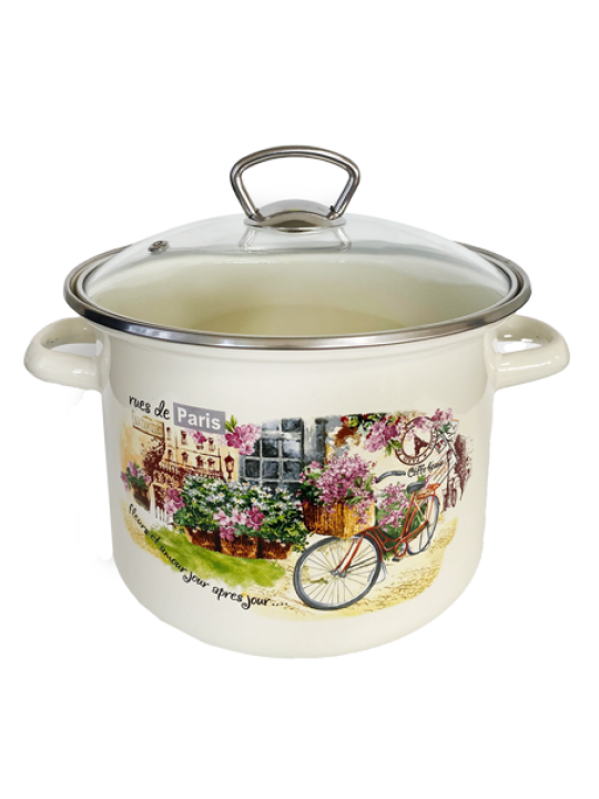 Н-Тенджера със стъклен капак 5.5L "STREETS OF PARIS"