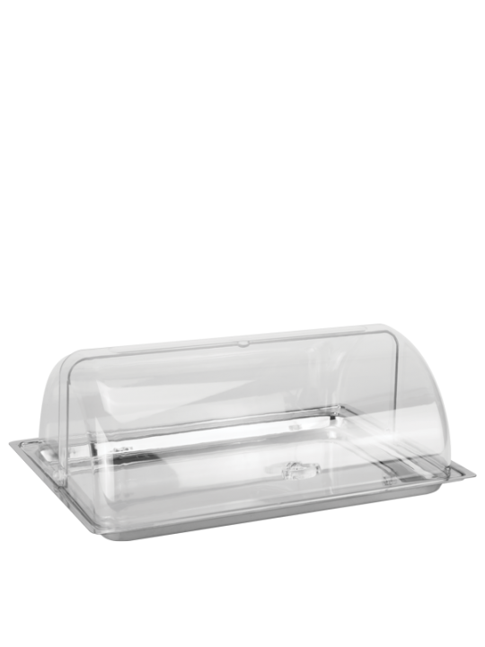 AN-Комплект правоъгълно метално плато с акрилен капак 56х36xh18cm (ZCP 024)