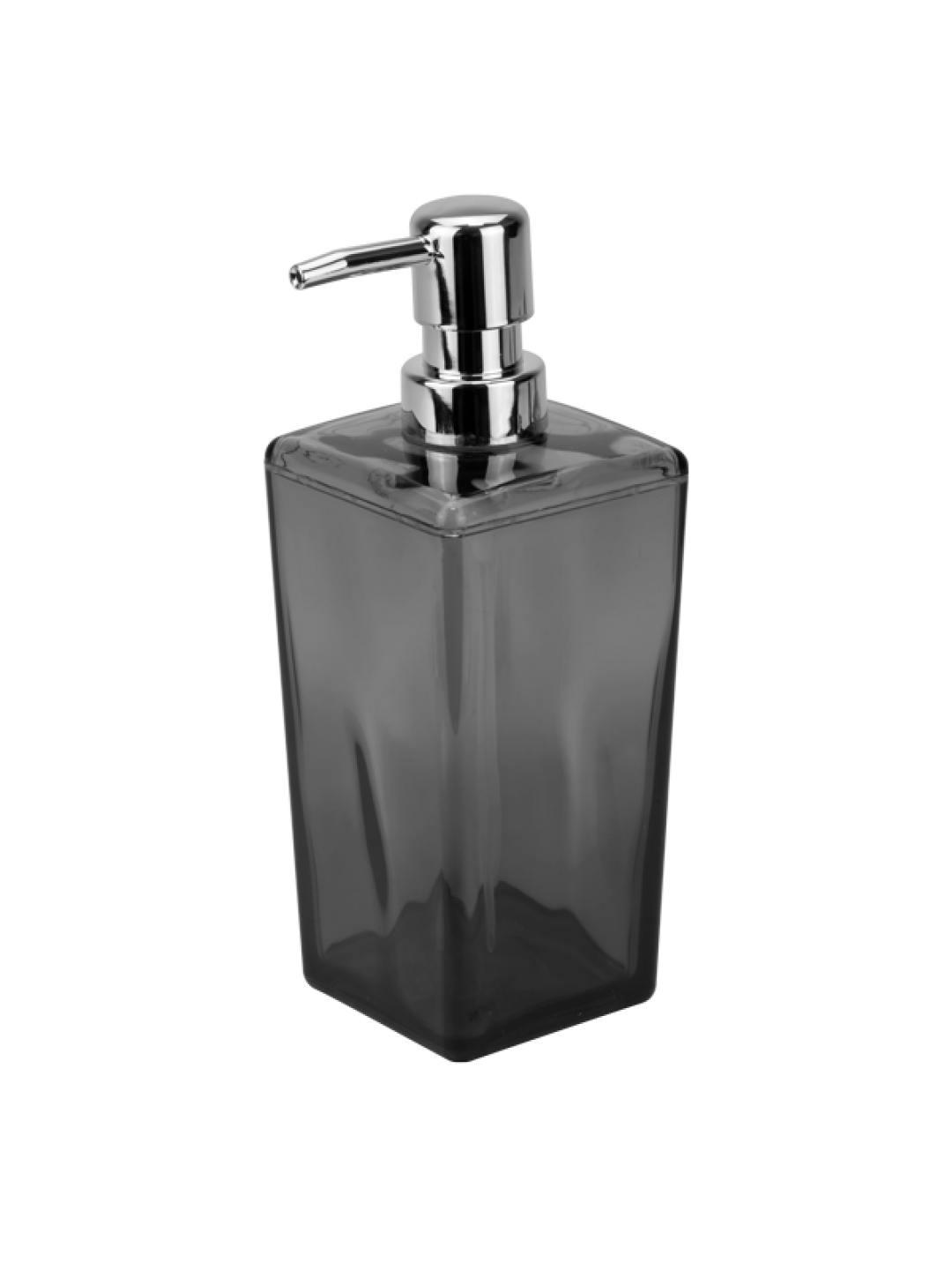 PN-Диспенсър за сапун 7x9xh20cm BIGA ЧЕРЕН ПРОЗРАЧЕН (M-SA09-16BL)/(SA09-25)