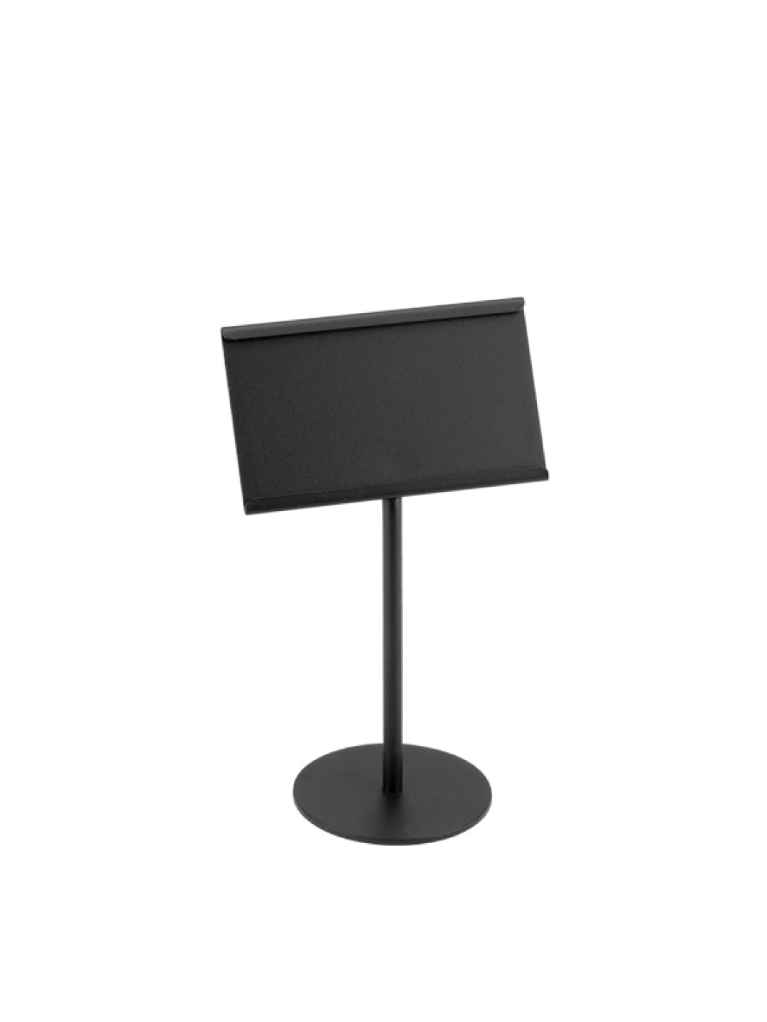 HORECANO-HELLA BLACK-Информационна табелка със стойка h16cm (HC-3936)