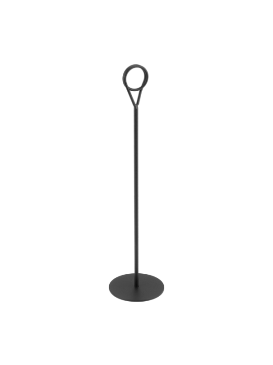 HORECANO-HELLA BLACK-Стойка за информационна табелка h25cm (HC-3940)