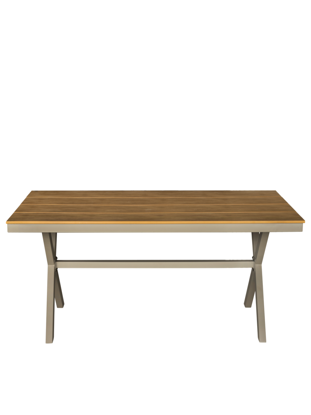 HORECANO-LOGAN-Маса 160x90xh76cm PLASTIC WOOD NATURAL (HC-42543)