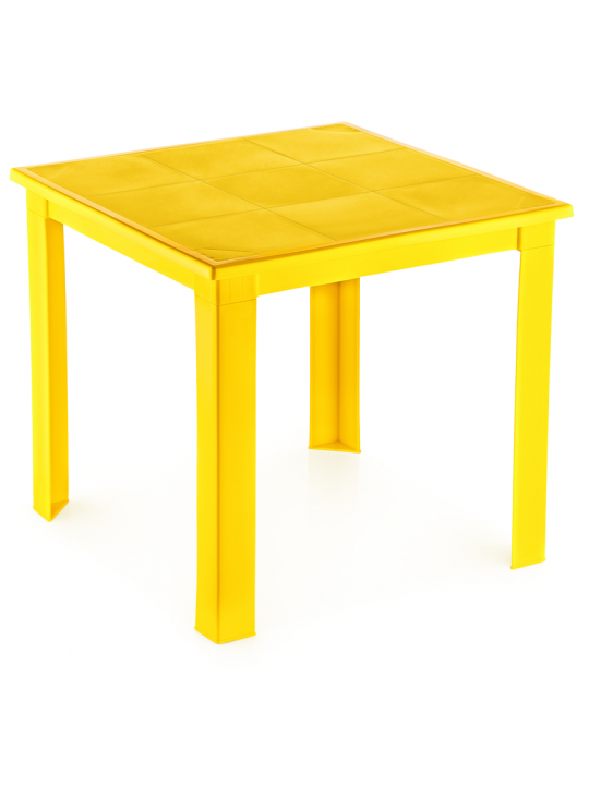 HORECANO KIDS-Детска маса 48x48xh40cm ЖЪЛТА (TRN-050-02)