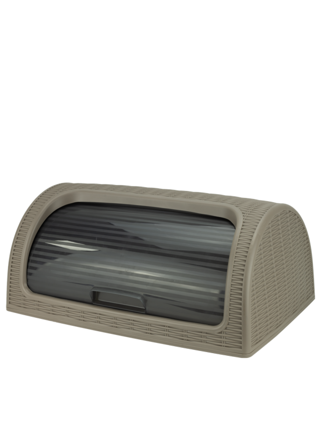 DUNYA-Кутия за хляб 41.4x26.9xh18.1cm PVC РАТАН КАФЯВА (05330) (LIGHT BROWN/A.KAHVE)