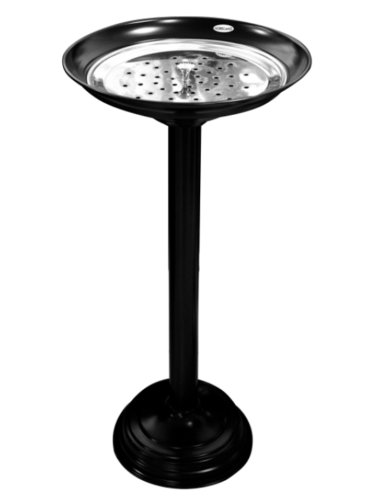 HORECANO-Пепелник СТАЦИОНАРЕН ЧЕРЕН Ø32xh61cm (4418.3165S.102.00)