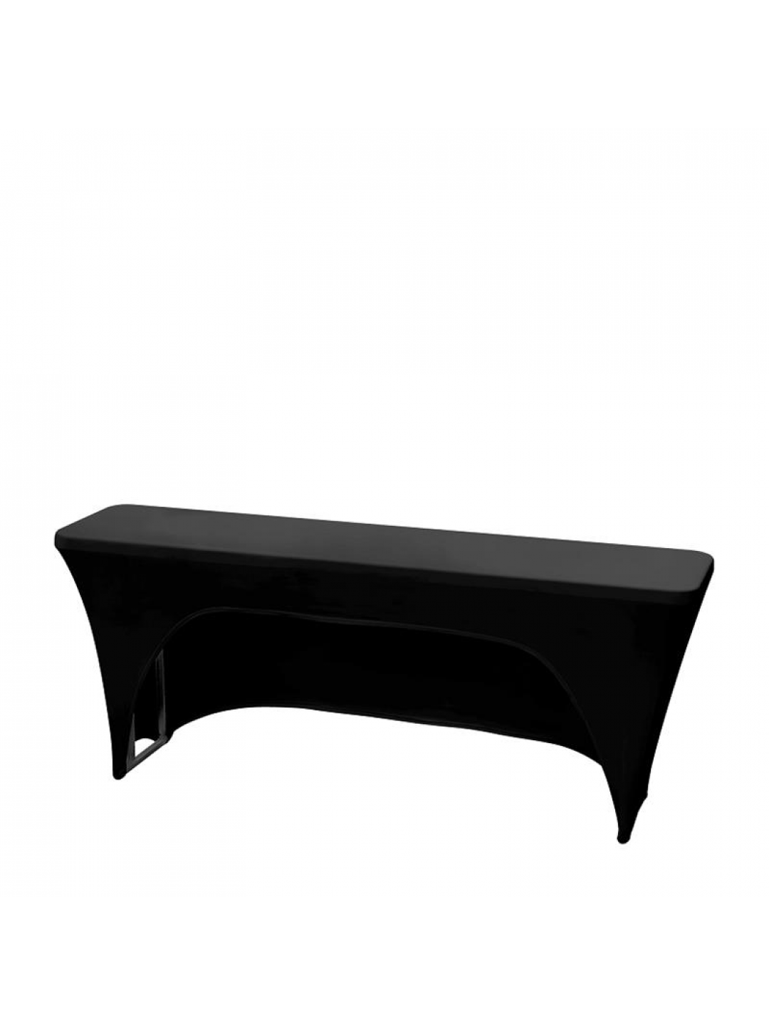 HORECANO-Еластан за конферентна маса правоъгълна 183x45xh74cm ЧЕРЕН (HQT-HY183-B)