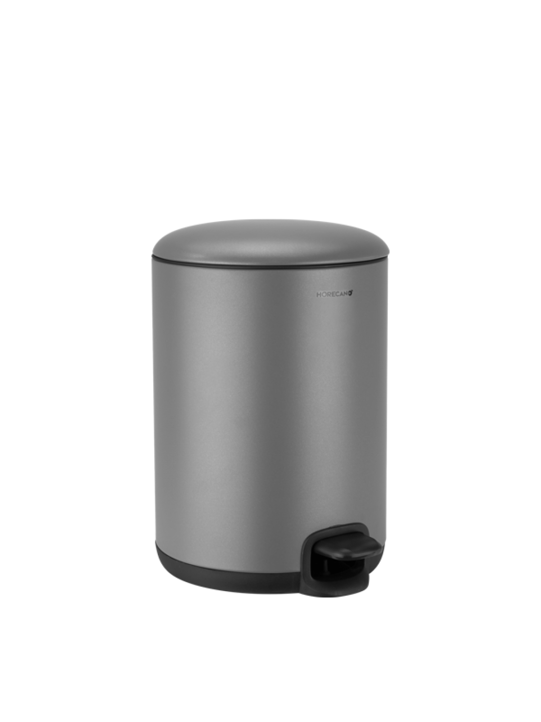 HORECANO HOME-Кош с педал 5L СИВО Ø21.1xh31.8cm (86426-ZB-002PC-GREY)