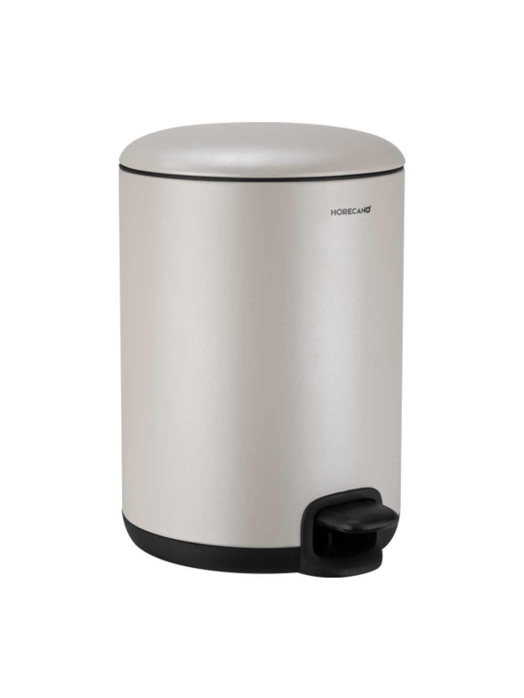 HORECANO HOME-Кош с педал 5L БЕЖОВО Ø21.1xh31.8cm (86426-ZB-002PC-BEIGE)