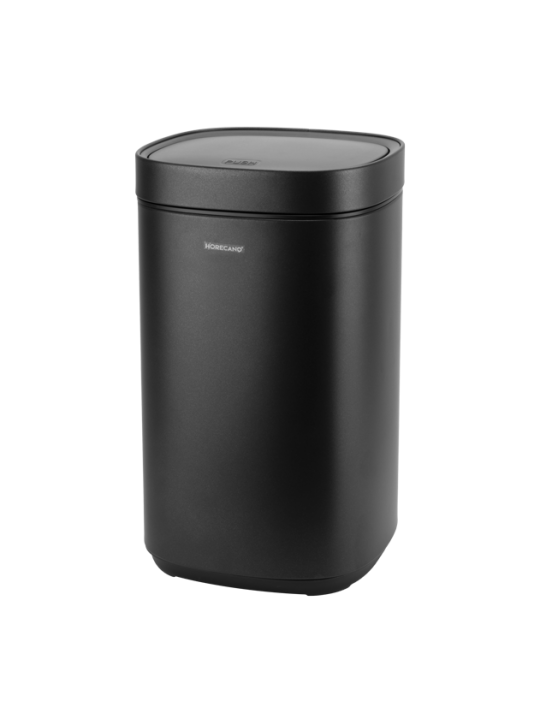 HORECANO HOME-Кош с TOUCH механизъм 30L ЧЕРНО 30x30xh62.5cm (102372-HF002C-BLACK)