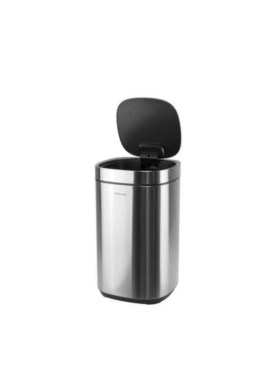 HORECANO HOME-Кош с TOUCH механизъм 12L ХРОМ 25.2x25xh42.4cm (104512-002)